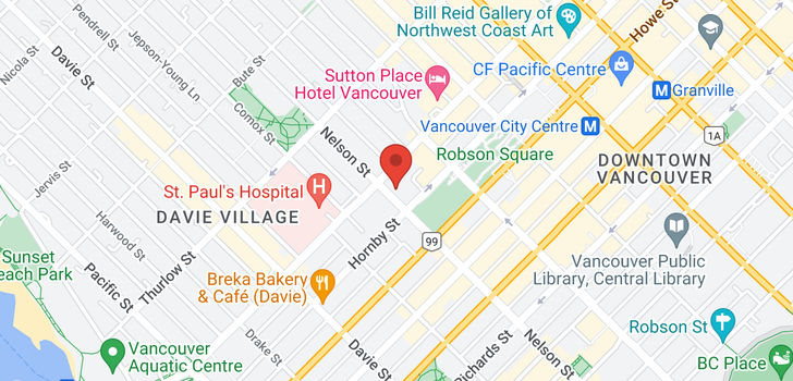 map of 708 989 NELSON STREET